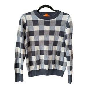 Joe Fresh Blue and Gray Crewneck Sweater